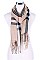 PLAID PRINT SCARF SHAWL FM-AS210