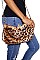 ANIMAL PRINT FAUX FUR PURSE FM-FTZBG1002