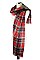 Pack of (6 Pieces) Assorted Stylish Reversible Plaid Pattern Shawls/Scarves FM-CG1080