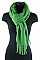 Pack of 12 Oversized Fleece Scarves with Tassel FM-GMSF004