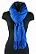 Pack of 12 Oversized Fleece Scarves with Tassel FM-GMSF004