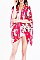 Pack of 6 Butterfly Print Kimono Cover Up