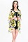 Pack of 6 Butterfly Print Kimono Cover Up