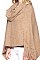 Hooded Fringe Poncho