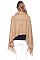 Hooded Fringe Poncho