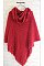 Hooded Fringe Poncho