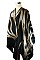 Multi Tone Fashion Winter Poncho/Shawl