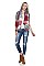 Pack of 6 piece Stylish Multi Tone Plaid Pattern Shawl Scarves FM-SCF2089