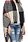 Pack of 6 piece Stylish Multi Tone Plaid Pattern Shawl Scarves FM-SCF2090
