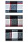 Pack of 6 piece Stylish Multi Tone Plaid Pattern Shawl Scarves FM-SCF2090