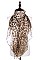 Pack of (12 Pieces) Assorted Color Animal Print Scarves FM-SF402