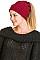 PACK OF 12 TRENDY 2 IN 1 ASSORTED COLOR NECK GAITER AND BEANIE