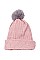 PACK OF 12  2-IN-1 FASHION POMPOM BEANIE AND SCARF