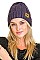 PACK OF 12 TRENDY ASSORTED COLOR CROCHET BEANIES
