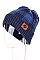 PACK OF 12 FASHION PLAID BEANIES