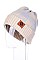 PACK OF 12 FASHION PLAID BEANIES