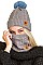 PACK OF 12 FASHION BEANIE AND NECK WARMER SET