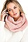 PACK OF 12 FASHION SOFT FUR INFINITY SCARVES