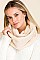 PACK OF 12 FASHION SOFT FUR INFINITY SCARVES