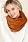 PACK OF 12 FASHION SOFT FUR INFINITY SCARVES