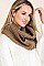 PACK OF 12 CHIC ASSORTED COLOR KNIT INFINITY SCARVES