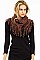 FRINGE KNITTED FASHION INFINITY SCARF  FM-WISF208