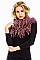 FRINGE KNITTED FASHION INFINITY SCARF  FM-WISF208