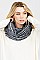 Pack of 12 Charming Assorted Color Fashion Infinity Scarf