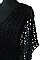 Pack of 6 (pieces) Assorted Fishnet Knit Poncho FM-WSF174