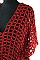 Pack of 6 (pieces) Assorted Fishnet Knit Poncho FM-WSF174