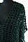 Pack of 6 (pieces) Assorted Fishnet Knit Poncho FM-WSF174
