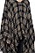 Pack of (6 pieces) Fashionable Plaid Pattern Fringe Poncho FM-FTZWSF196