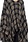 Pack of 6 (pieces) Assorted Plaid Pattern Fringe Poncho FM-WSF196