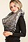 PACK OF 12 ASSORTED COLOR FASHION MULTI TONE PLAID OVERSIZED BLANKET SCARVES SHAWLS