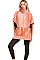 PACK OF 12 FASHION ASSORTED COLOR TURTLENECK PONCHO