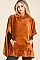 PACK OF 12 FASHION ASSORTED COLOR TURTLENECK PONCHO