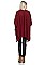 Pack of 6 pieces Elegant Zip Front Knitted Poncho FM-WSF201