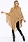 FASHIONABLY FRINGED PONCHO FM-WSF206