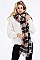 TWO SIDED PLAID OBLONG SCARF FM-WSF209