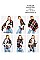 Pack of 12 Cute Assorted Color Multi Tone Fashion Scarf