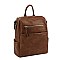 CLASSIC FRONT ZIPPER DESIGN CONVERTIBLE BACKPACK