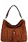 BIG TASSEL HOBO BAG WITH LONG STRAP