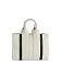 Canvas Stripe Satchel