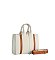 Canvas Stripe Satchel