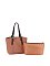 Fashion Buckle Top Handle 2-in-1 Satchel