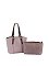 Fashion Buckle Top Handle 2-in-1 Satchel