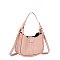 Pebble 2-way Satchel Crossbody Bag