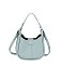 Pebble 2-way Satchel Crossbody Bag