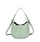 Pebble 2-way Satchel Crossbody Bag