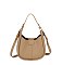 Pebble 2-way Satchel Crossbody Bag